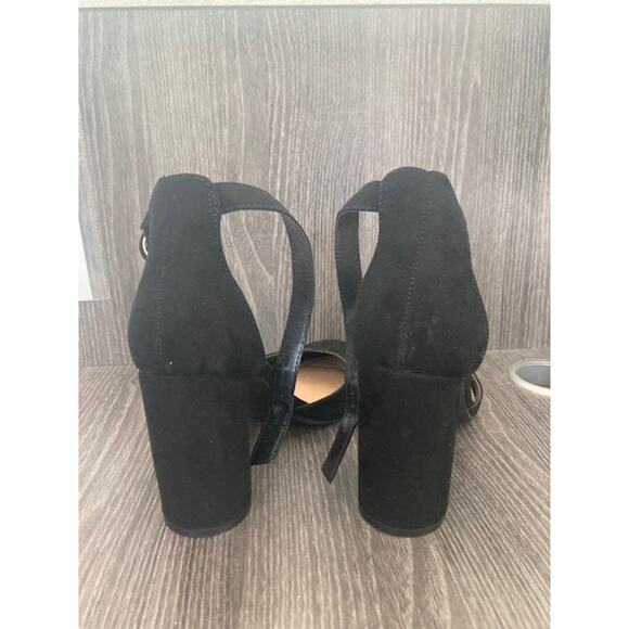 TWO Pairs - LC Hydrangea Black & Tan High Heels - Women's Size 6.5 - Picture 6 of 10